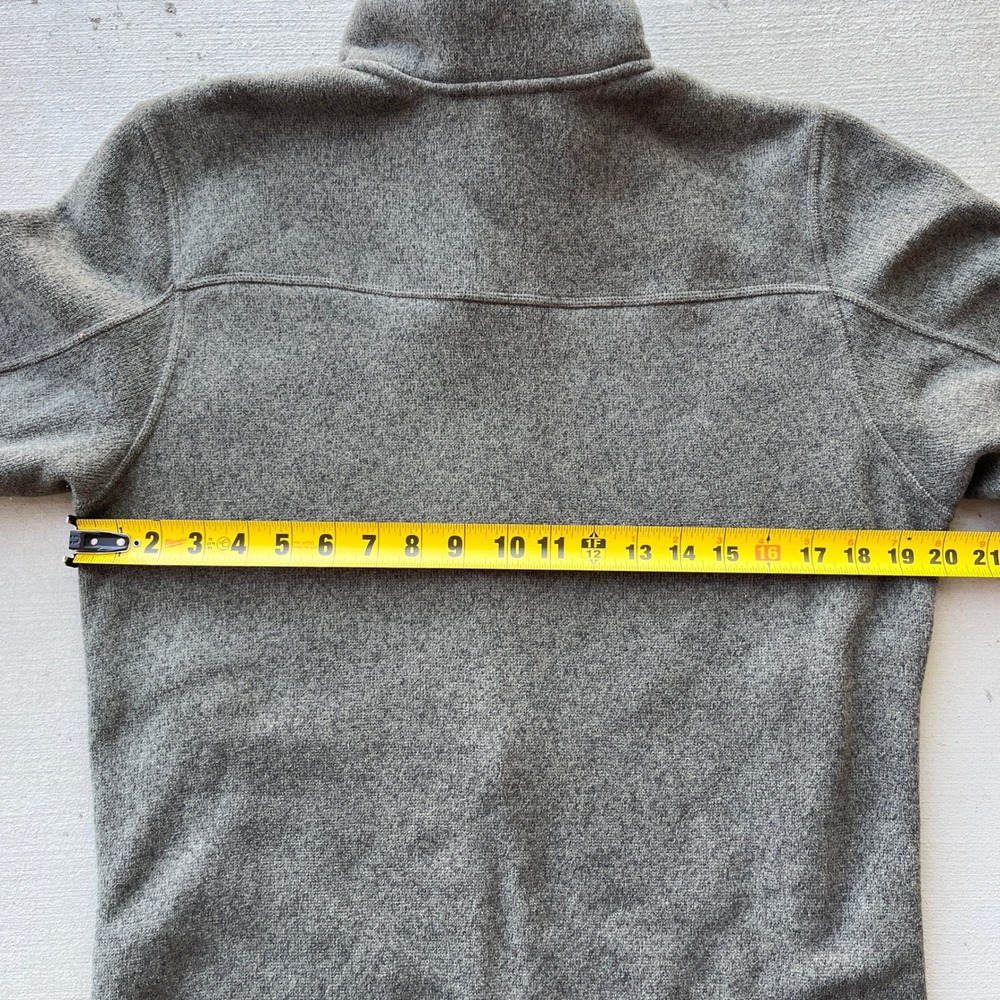The North Face Sweater Fleece Jacket olive small‎ (READ DESC.) - Picture 6 of 7